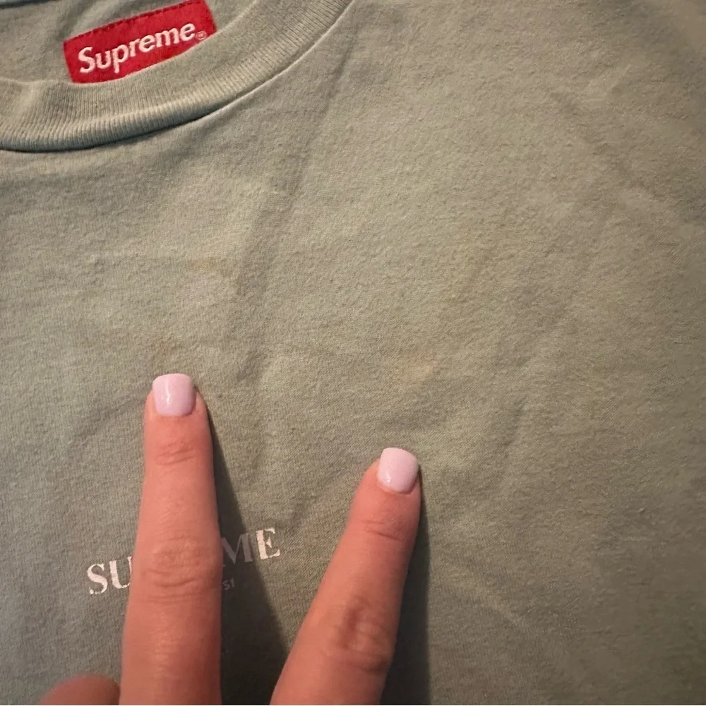 Supreme First & Best Tee Light Green - Picture 3 of 4